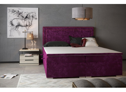 Cama doble de hotel Boxspring Cama de lujo Acolchada 90/100/120/160/180x200cm