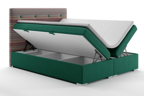 Caja de cama Función Caja Resortes Hotel Doble Juego Completo Cubrecolchón Colchón Camas