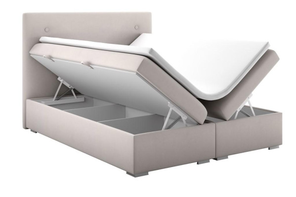 Cama boxspring con función de caja de hotel doble juego completo topper colchón camas