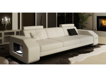 Sofá de cuero Conjunto de sofás 3+2+1 Sofá de cuero Tapizado Asiento Conjunto de diseñadora JarksonW