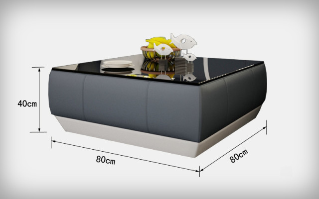 Mesa de café Mesa Mesas de café Mesa de cristal Mesas Mesa Diseñador Mesita Auxiliar Nuevo SR4405