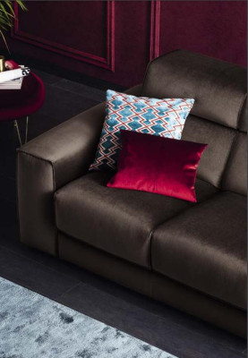 Muebles de lujo para sala de estar Sofás Sofá de 3 plazas moderno Estilo italiano de madera maciza