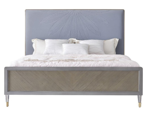 Cama 2x Mesita de noche 3 pzas. Juego de dormitorio Diseño Decoración Moderno Lujo Camas.