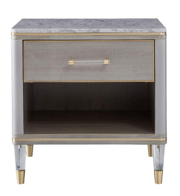 Cama 2x Mesita de noche 3 pzas. Juego de dormitorio Diseño Decoración Moderno Lujo Camas.