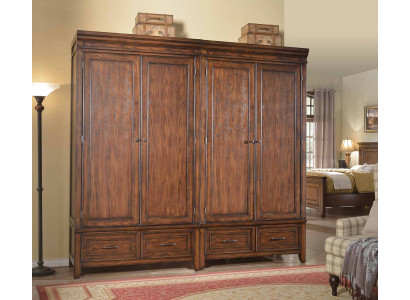 Clásico armario de ropa de diseño de dormitorio de 2 puertas en madera nuevo