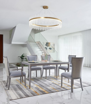 Conjunto completo de sillas de comedor Conjunto de 6 sillas con respaldo