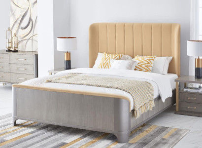 Cama 2x Mesita de noche 3 piezas. Conjunto de dormitorio Camas nuevas Lujo Moderno 180x200 Habitación.