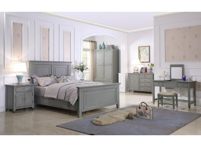 Mesitas de noche para dormitorio, set de 3 piezas, diseño de cama de lujo de madera doble, nuevos muebles.