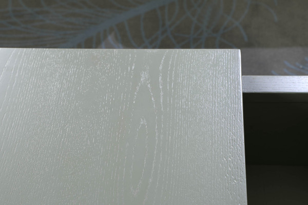 Cama doble de diseño Chesterfield en gris 180x200, cama tapizada de cuero.