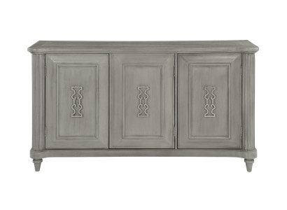 Cómoda Aparador Consola Madera Armario Perchero Credenza Muebles de diseño Gris Nuevo