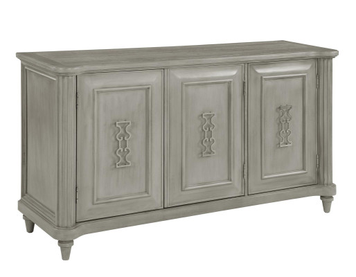 Cómoda Aparador Consola Madera Armario Perchero Credenza Muebles de diseño Gris Nuevo