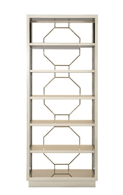 Mampara de estantería, estantería, aparador, vitrina, acero inoxidable, madera, muebles de lujo, mobiliario.