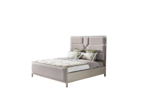 Camas Cama doble Diseño Dormitorio Cama de madera Camas 150x200cm Hotel