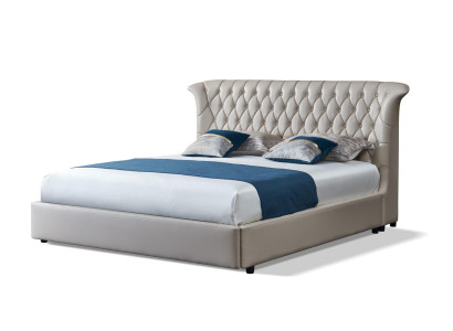 Cama tapizada camas cama tapizada diseñador de hotel Chesterfield diseño de lujo