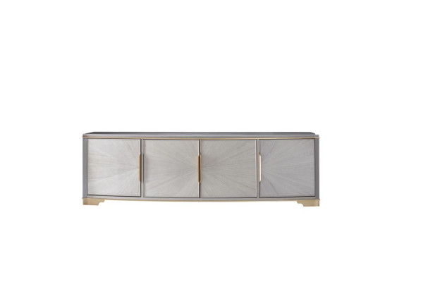 Cómoda de diseño de lujo, aparador, mueble bajo decorativo, armario lateral para sala de estar