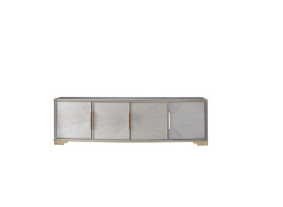 Cómoda de diseño de lujo, aparador, mueble bajo decorativo, armario lateral para sala de estar