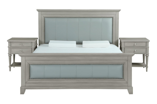 Diseño de cama de lujo doble cama de hotel matrimonial dormitorio 180x200cm