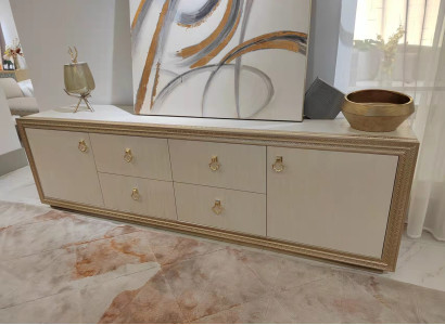 Aparador de salón Mueble de TV Muebles Armarios Estantería Aparador rtv Cómoda Mueble bajo