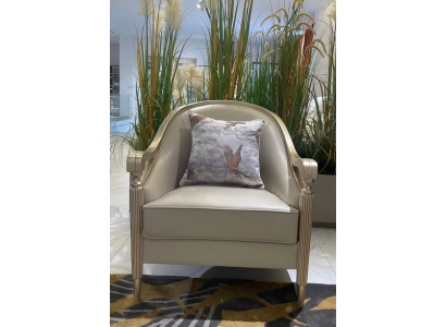 Silla estilo italiano Muebles decoración Muebles de madera Silla de un asiento Real