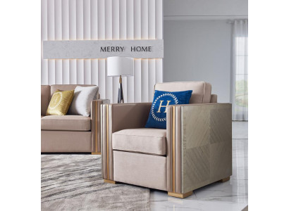 Muebles de sillón de lujo para la sala de estar, sillón de una plaza, sofá, sofá, salón, club, hotel.