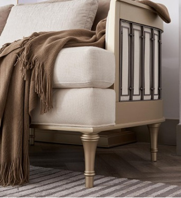 Sillas de salón Sofá Mobiliario de hotel Sillón individual Silla real Trono