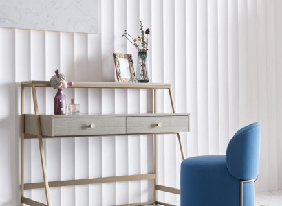 Tocador + Silla Tocador Mesa de cosméticos Espejo Cómoda