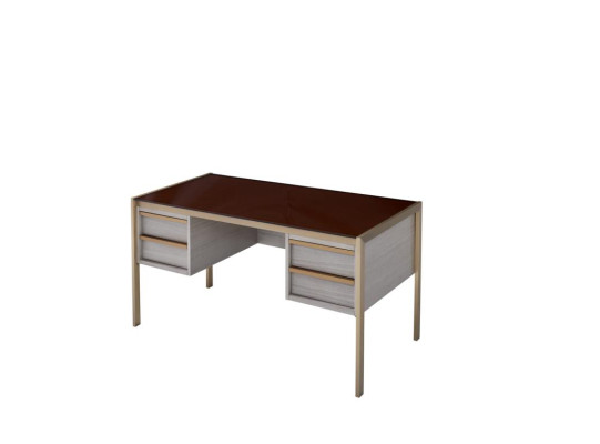 Diseño de escritorio de lujo, estilo de muebles de oficina, escritorios, mesa italiana.