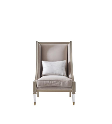 Silla de diseño de lujo en Dubai Hotel. Muebles de calidad con asiento individual para relajarse.