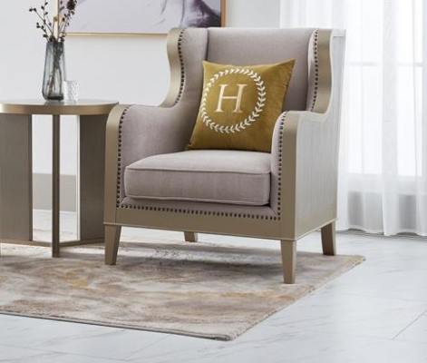 Instalación de una sola plaza, sillón de lujo de diseño Relax Club en una silla de hotel en Dubái.