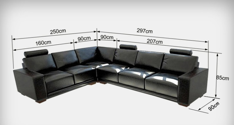 Sofá de cuero sofá conjunto de salón sofá de esquina conjunto de esquina diseño moderno sofá A1121B