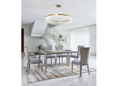 Comedor Mesa Diseñador Muebles de lujo Mesa de madera 160x90cm Sala de estar