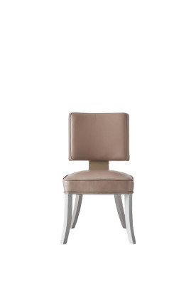 Silla de comedor de madera Asiento Mobiliario italiano Silla con respaldo Sillas Tapizadas
