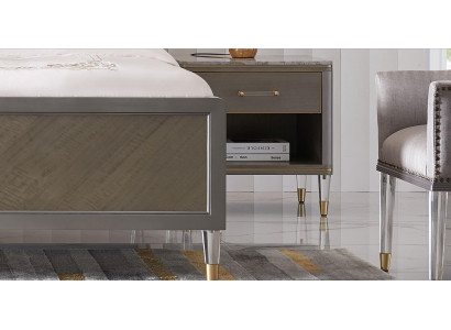 Mesita de noche de lujo madera mesitas mesas consolas noche estilo moderno.
