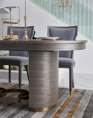 Silla de diseño de lujo estilo italiano real, mueble de una sola plaza de madera con respaldo.