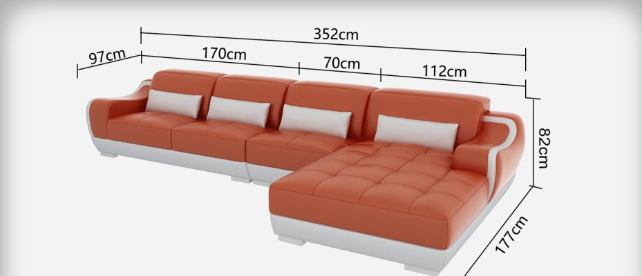 Descubre nuestro encantador nuevo sofá esquinero en forma de L para un ambiente de vida con estilo.