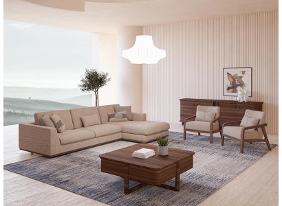 Nuevo conjunto de sofás para sala de estar, diseñador, 2 sillones, lujo, beige, muebles tapizados.