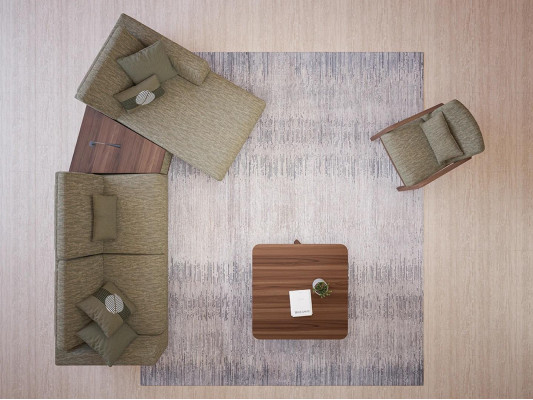 Juego de sala 2 piezas Completo Sofá de esquina Forma L Muebles de relax Sillón Moderno Textil