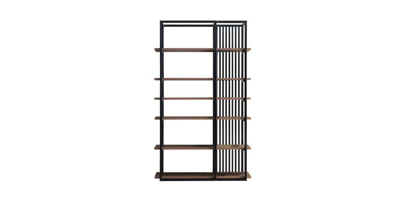 Modern estantería de libros, mueble de lujo, estantería de libros, muebles, estantería, sala de estar, decoración