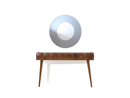 Mesa de consola con espejo Juego de muebles de lujo para sala de estar moderna.