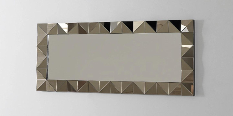 Espejo de lujo gris Diseño moderno Espejo de pared Muebles Sala de estar Nuevo Mobiliario