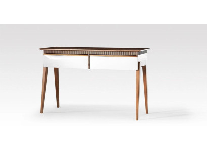 Sala de estar Marrón Mesa consola de madera moderna, mesa de consola de diseño de lujo.
