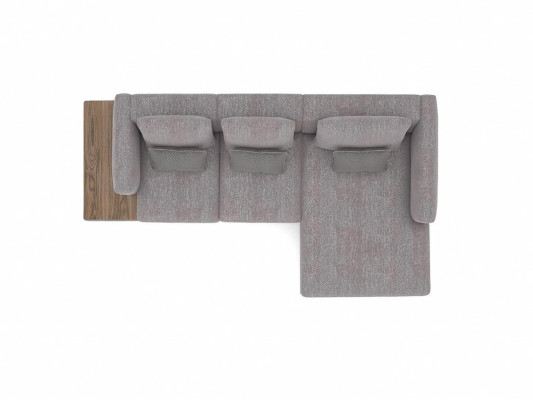 Conjunto de sala de estar, sofá esquinero en forma de L, gris, sofá, diseñador de muebles tapizados.