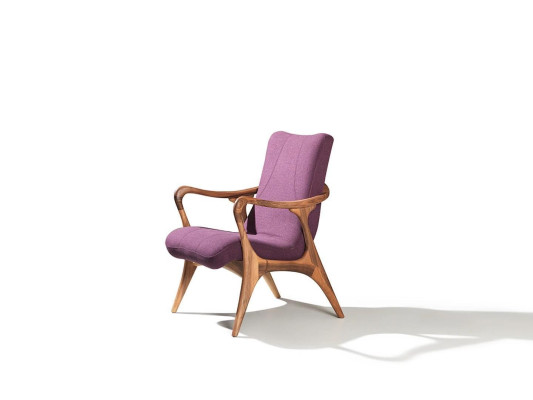 Diseño de muebles de asiento Púrpura Sillón Sofá Asiento Sala de estar Madera Moderno Tapizado Textil