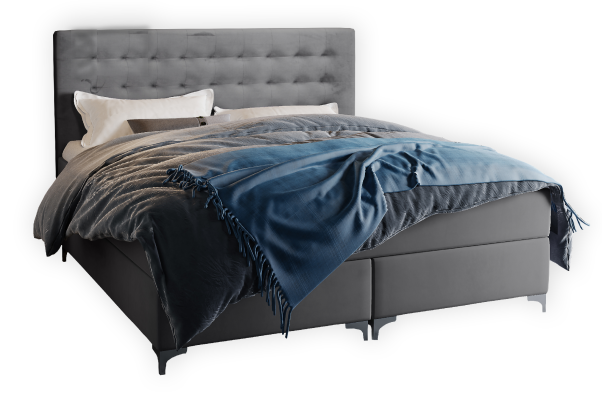 Muebles de dormitorio Estructura de cama 180x200 Diseño de lujo Cama doble Camas Tapizadas