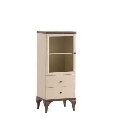 Muebles de salón de vidrio armario armarios aparador beige vitrina muebles madera