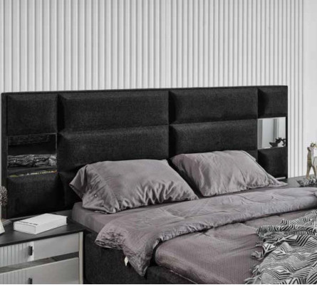 Cama de lujo Muebles de cama Dormitorio 180x200 cm Madera Diseño de camas Nueva