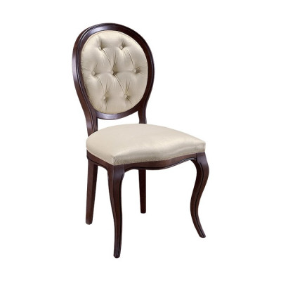 Sillas silla de comedor sillón lujo Chesterfield muebles silla de madera