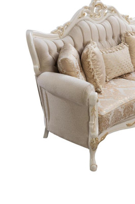 Juego de sofá de 3 plazas + 1 diseño de sofá acolchado sofá sofá sofá clásico de lujo.