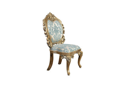 Silla de comedor tapizada sin reposabrazos, sillón de lujo para sala de estar.