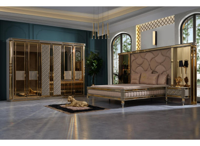 Conjunto de dormitorio de lujo para un confort exigente.